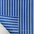 CVC COTTON POLYESTER YARN DYED STRIPE FABRIC FOR SHIRTS